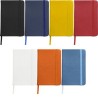 Carnet A5 personnalisé avec couverture  en PU - Brigitta Matières : carton Couleurs : noir cadeau collaborateur premium