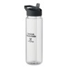 Bouteille  en RPET de 650ml - ALABAMA Matières : PET recyclé Couleurs : noir objet promotionnel éco-responsable