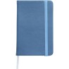 Carnet A5 personnalisé avec couverture  en PU - Brigitta Matières : carton Couleurs : bleu clair goodies publicitaire événementi