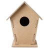 Nichoir Animalier Personnalisé Éco-responsable - WOOHOUSE Matières : MDF Couleurs : bois