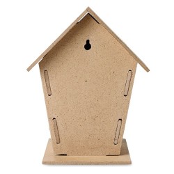 Nichoir Animalier Personnalisé Éco-responsable - WOOHOUSE Matières : MDF Couleurs : bois 2