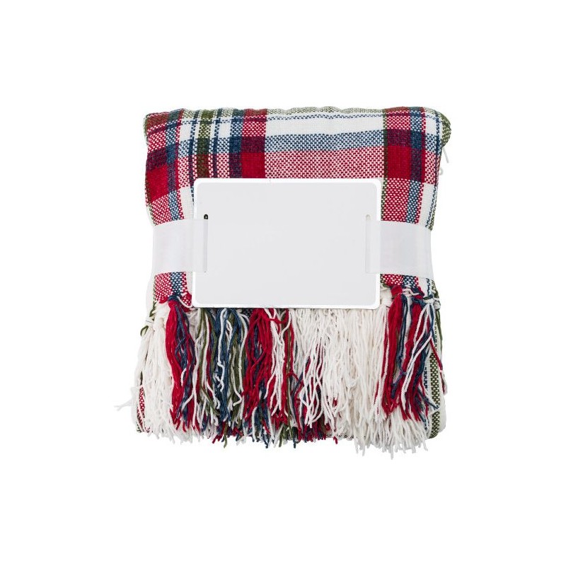Plaid personnalisé en polyester - Couverture de qualité Ayana pas cher Matières : polyester Couleurs : rouge