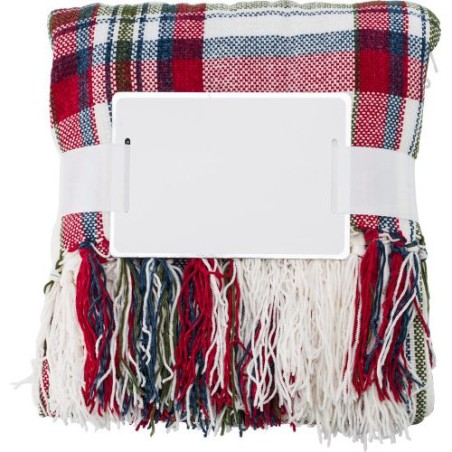 Plaid personnalisé en polyester - Couverture de qualité Ayana pas cher Matières : polyester Couleurs : rouge