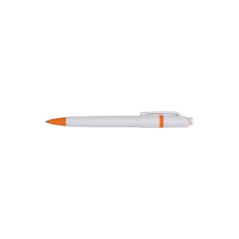 Stylo à bille  en ABS - Ducal Matières : nickel Couleurs : vert citron objet publicitaire robuste