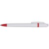 Stylo à bille  en ABS - Ducal Matières : nickel Couleurs : rouge livraison express 24h 48h
