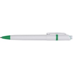 Stylo à bille  en ABS - Ducal Matières : nickel Couleurs : vert personnalisable avec votre logo