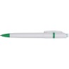 Stylo à bille  en ABS - Ducal Matières : nickel Couleurs : vert personnalisable avec votre logo