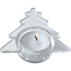 Porte-bougie élégant en verre - Cadeau personnalisé parfait Casey Matières : verre Couleurs : rouge accessoire événementiel uniq