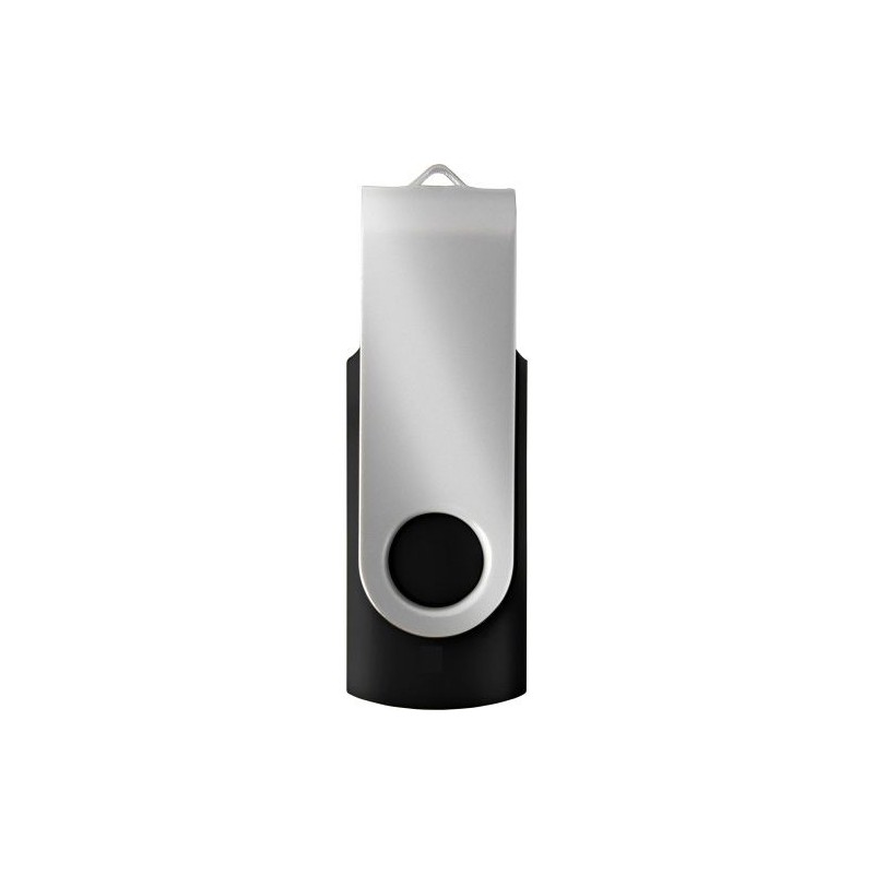 Clé USB personnalisée Twist 2.0 - 16 Go ou 32 Go | Lex Matières : métal Capacité : 16 Go Couleurs : argenté goodies publicitaire