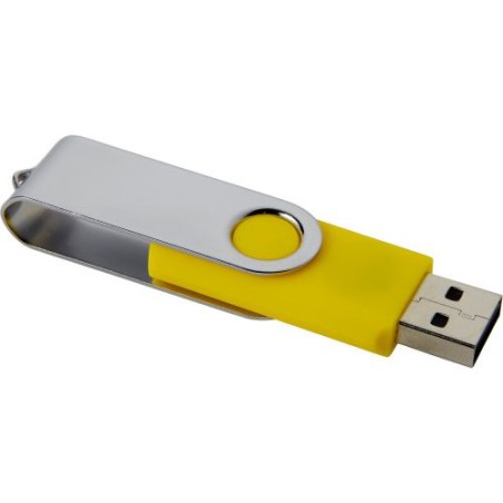 Clé USB personnalisée Twist 2.0 - 16 Go ou 32 Go | Lex Matières : métal Capacité : 16 Go Couleurs : argenté livraison express 24