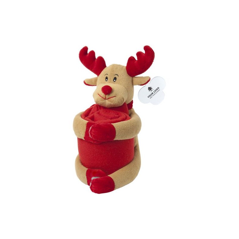 Peluche avec Plaid Polaire Andrew - Confort et Douceur