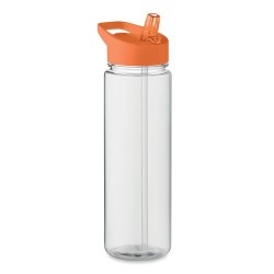 Bouteille  en RPET de 650ml - ALABAMA Matières : PET recyclé Couleurs : orange personnalisable avec votre logo