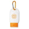 Crème solaire personnalisée SPF25 - SUNCARE Matières : polyéthylène (PE) Couleurs : orange cadeau client original