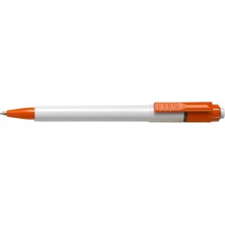 Stylo Bille Personnalisé Publicitaire Baron Matières : laiton Couleurs : orange personnalisable avec votre logo