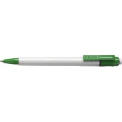 Stylo Bille Personnalisé Publicitaire Baron Matières : laiton Couleurs : vert objet promotionnel éco-responsable