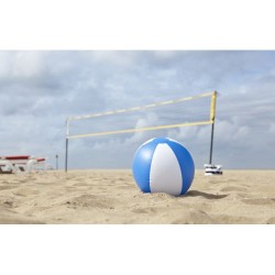 Ballon de plage gonflable en PVC personnalisé Lola Matières : PVC Couleurs : blanc impression logo haute qualité