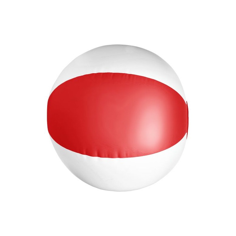 Ballon de plage gonflable en PVC personnalisé Lola Matières : PVC Couleurs : rouge marquage laser ultra précis