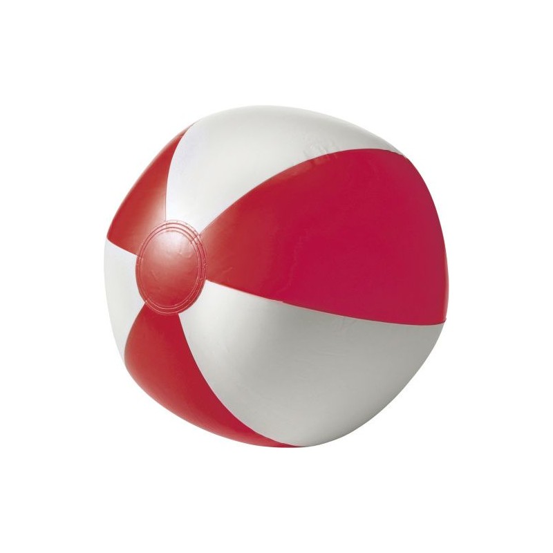 Ballon de plage gonflable en PVC personnalisé Lola Matières : PVC Couleurs : rouge objet publicitaire robuste