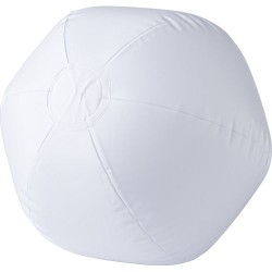 Ballon de plage gonflable en PVC personnalisé Lola Matières : PVC Couleurs : blanc cadeau collaborateur premium