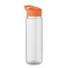 Bouteille  en RPET de 650ml - ALABAMA Matières : PET recyclé Couleurs : orange impression logo haute qualité