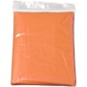 Poncho  en PE - Objets publicitaires pratiques Pablo Matières : polyéthylène (PE) Couleurs : orange impression haute définition