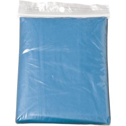 Poncho  en PE - Objets publicitaires pratiques Pablo Matières : polyéthylène (PE) Couleurs : bleu clair cadeau entreprise pas ch