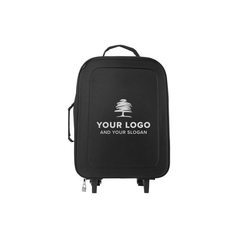 Trolley pliable  en EVA personnalisé Jordana Matières : polyester Couleurs : noir cadeau entreprise pas cher