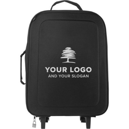 Trolley pliable  en EVA personnalisé Jordana Matières : polyester Couleurs : noir cadeau entreprise pas cher