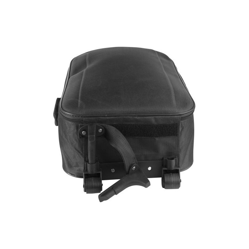 Trolley pliable  en EVA personnalisé Jordana Matières : polyester Couleurs : noir goodies publicitaire événementiel