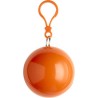 Etui boule pratique contenant un poncho personnalisé Pippa Matières : plastique Couleurs : orange