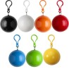 Etui boule pratique contenant un poncho personnalisé Pippa Matières : plastique Couleurs : rouge marquage couleur éclatante