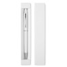Stylo touch twist en aluminium personnalisé - EDUAR Matières : papier Couleurs : blanc personnalisable avec votre logo
