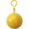 Etui boule pratique contenant un poncho personnalisé Pippa Matières : plastique Couleurs : jaune marquage laser ultra précis