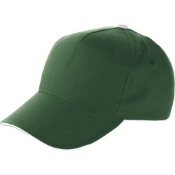Casquette sandwich personnalisable en coton Beau Matières : coton Couleurs : noir personnalisation sur mesure