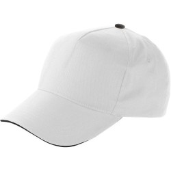 Casquette sandwich personnalisable en coton Beau Matières : coton Couleurs : blanc goodies entreprise design
