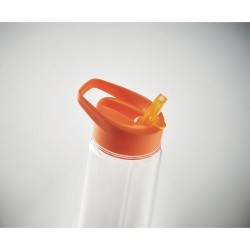 Bouteille  en RPET de 650ml - ALABAMA Matières : PET recyclé Couleurs : orange cadeau collaborateur premium