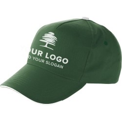 Casquette sandwich personnalisable en coton Beau Matières : coton Couleurs : kaki impression logo haute qualité