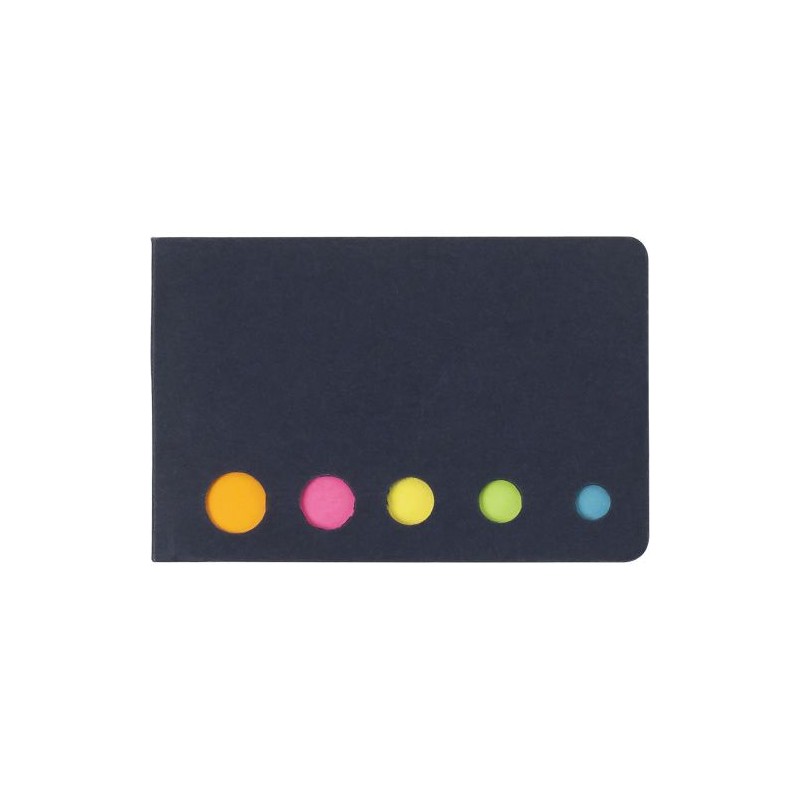 Etui cartonné personnalisé avec papiers repositionnables - Dwayne Matières : carton Couleurs : noir