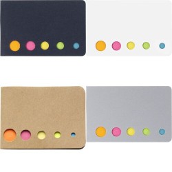 Etui cartonné personnalisé avec papiers repositionnables - Dwayne Matières : carton Couleurs : blanc objet promotionnel éco-resp