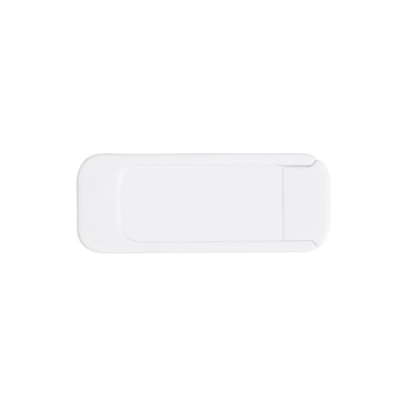 Cache webcam personnalisé sécuritaire Aubrey - Protection de la vie privée pas cher Matières : plastique Couleurs : blanc