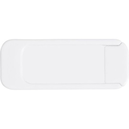 Cache webcam personnalisé sécuritaire Aubrey - Protection de la vie privée pas cher Matières : plastique Couleurs : blanc