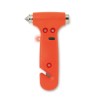 Marteau de sécurité personnalisé 3 en 1 - RESQ Matières : métal Couleurs : orange marquage laser ultra précis