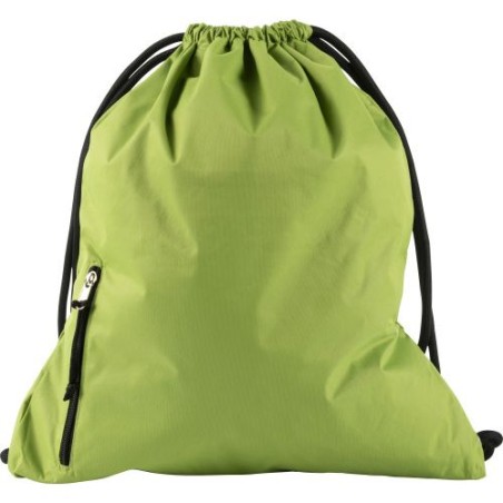 Sac à dos personnalisé en pongée idéal pour le sport - Elise Matières : nylon Couleurs : kaki marquage couleur éclatante