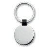 Porte-clés Rond Personnalisé - ROUNDY Matières : métal Couleurs : noir personnalisable avec votre logo