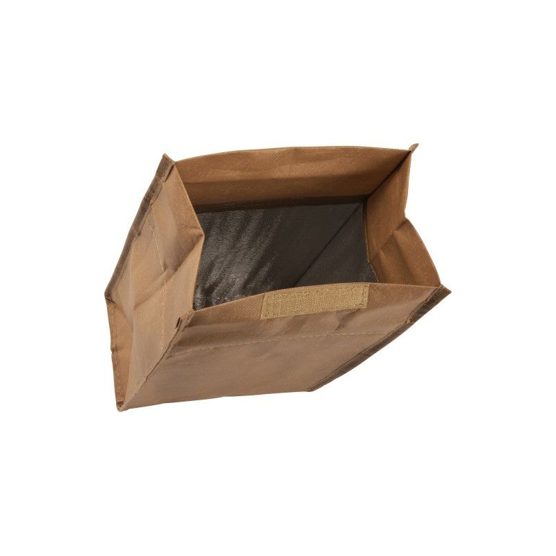 Sac lunch isotherme  en non-tissé laminé Onni Matières : non tissé Couleurs : brun goodies publicitaire événementiel
