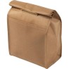 Sac lunch isotherme  en non-tissé laminé Onni Matières : non tissé Couleurs : brun marquage laser ultra précis