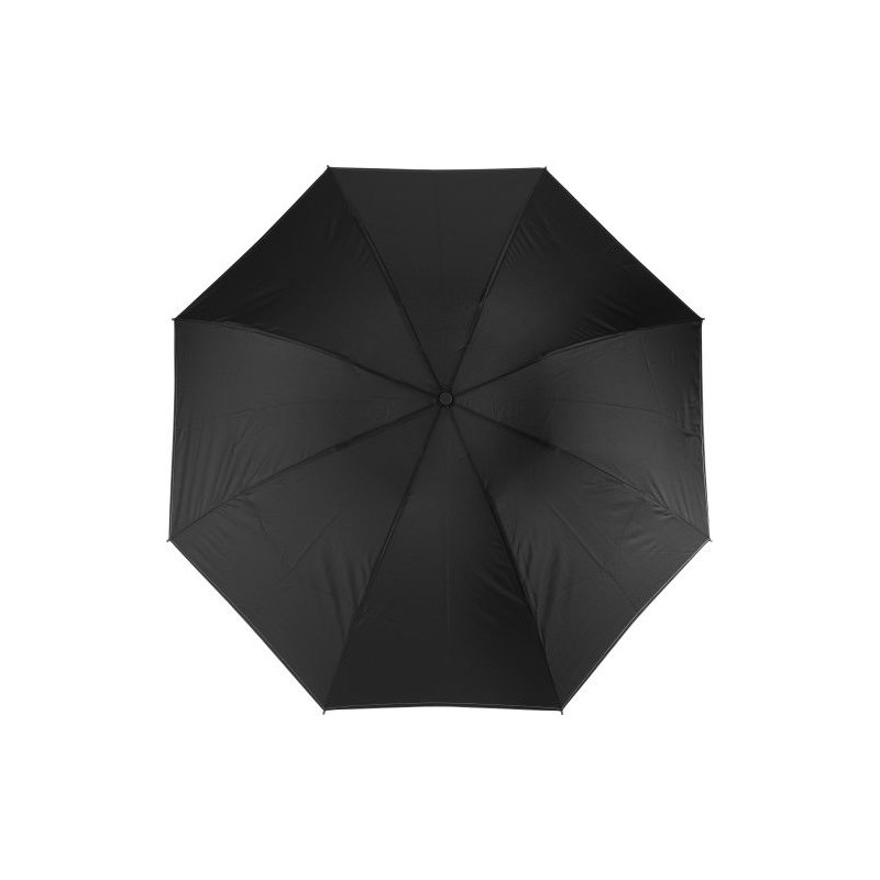 Parapluie pliable personnalisé indispensable pas cher Kayson Matières : pongée Couleurs : noir