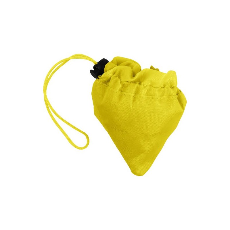 Sac pliable personnalisable de shopping Billie Matières : polyester Couleurs : jaune personnalisation rapide en France