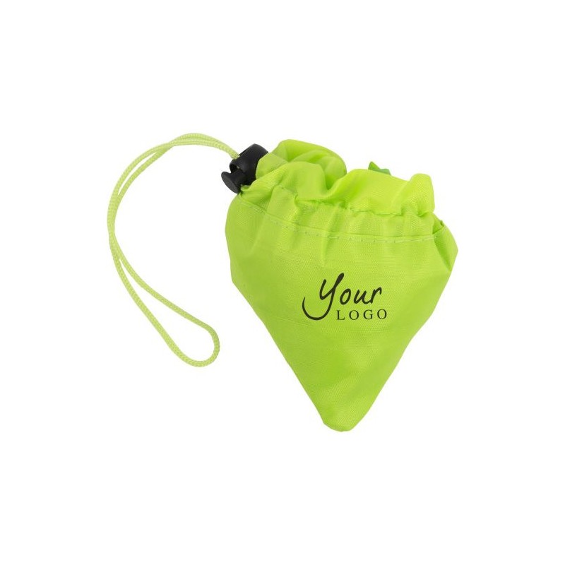 Sac pliable personnalisable de shopping Billie Matières : polyester Couleurs : jaune goodies publicitaire durable