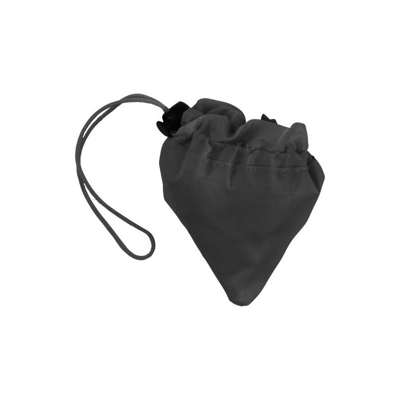 Sac pliable personnalisable de shopping Billie Matières : polyester Couleurs : noir goodies entreprise design